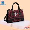 NFL Atlanta Falcons Zebra Pattern Leather Handbag