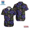 NFL Baltimore Ravens Pinapple Skull Pattern Hawaiian Shirt
