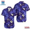 NFL Baltimore Ravens Tropical Pattern 3D Hawaiian Shirt