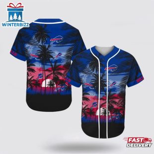 NFL Buffalo Bills All Over Print Baseball Jersey Shirt