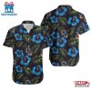 NFL Carolina Panthers Pinapple Skull Pattern Hawaiian Shirt