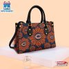 NFL Chicago Bears Ornamental Round Pattern Leather Handbag
