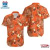 NFL Cincinnati Bengals Tropical Pattern 3D Hawaiian Shirt