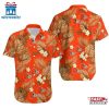 NFL Cleveland Browns Tropical Pattern 3D Hawaiian Shirt