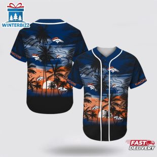 NFL Denver Broncos All Over Print Baseball Jersey Shirt