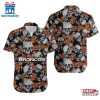 NFL Denver Broncos Roses And Skull Pattern Hawaiian Shirt