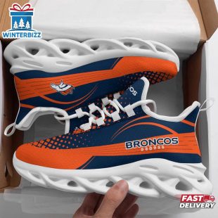 NFL Denver Broncos Waves Pattern Max Soul Shoes