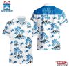 NFL Detroit Lions Team Tree Pattern Hawaiian Shirt