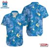 NFL Detroit Lions Tropical Pattern 3D Hawaiian Shirt