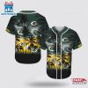 NFL Green Bay Packers All Over Print Baseball Jersey Shirt