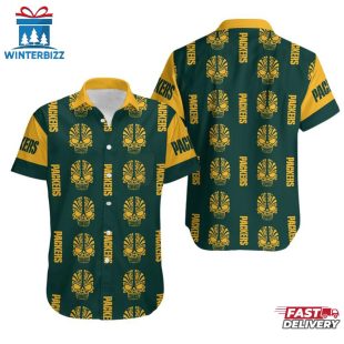 NFL Green Bay Packers Mystery Skull Pattern Hawaiian Shirt