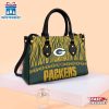 NFL Green Bay Packers Zebra Pattern Leather Handbag