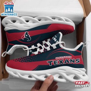 NFL Houston Texans Waves Pattern Max Soul Shoes