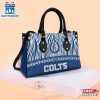 NFL Indianapolis Colts Zebra Pattern Leather Handbag