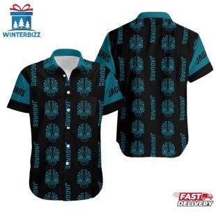 NFL Jacksonville Jaguars Mystery Skull Pattern Hawaiian Shirt