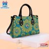 NFL Jacksonville Jaguars Ornamental Round Pattern Leather Handbag