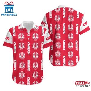 NFL Kansas City Chiefs Mystery Skull Pattern Hawaiian Shirt