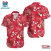 NFL Kansas City Chiefs Tropical Pattern 3D Hawaiian Shirt
