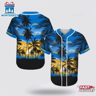 NFL Los Angeles Chargers All Over Print Baseball Jersey Shirt