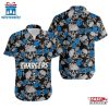 NFL Los Angeles Chargers Roses And Skull Pattern Hawaiian Shirt