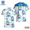 NFL Los Angeles Chargers Team Tree Pattern Hawaiian Shirt