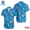 NFL Los Angeles Chargers Tropical Pattern 3D Hawaiian Shirt