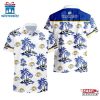 NFL Los Angeles Rams Team Tree Pattern Hawaiian Shirt