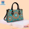 NFL Miami Dolphins Ornamental Round Pattern Leather Handbag