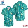NFL Miami Dolphins Tropical Pattern 3D Hawaiian Shirt