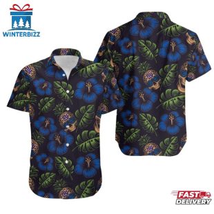 NFL New York Giants Pinapple Skull Pattern Hawaiian Shirt