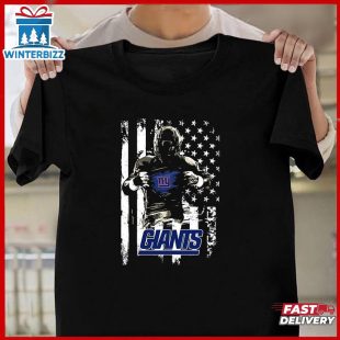 NFL New York Giants USA Flag Player's Unisex T-Shirt