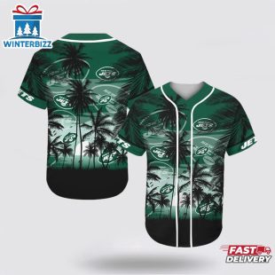 NFL New York Jets All Over Print Baseball Jersey Shirt