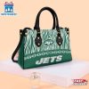 NFL New York Jets Zebra Pattern Leather Handbag