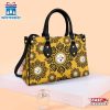 NFL Pittsburgh Steelers Ornamental Round Pattern Leather Handbag