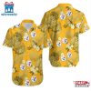 NFL Pittsburgh Steelers Tropical Pattern 3D Hawaiian Shirt