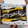 NFL Pittsburgh Steelers Waves Pattern Max Soul Shoes