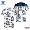 NFL Seattle Seahawks Team Tree Pattern Hawaiian Shirt