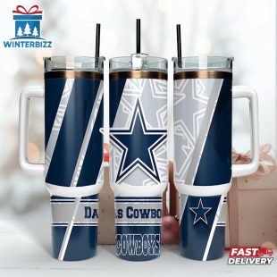NFL Team Dallas Cowboys Logo Tumbler 40Oz Handle
