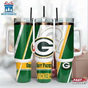 NFL Team Green Bay Packers Logo Tumbler 40Oz Handle