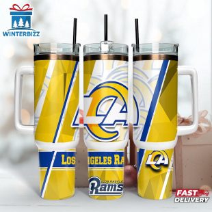 NFL Team Los Angeles Rams Logo Tumbler 40Oz Handle