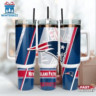 NFL Team New England Patriots Logo Tumbler 40Oz Handle