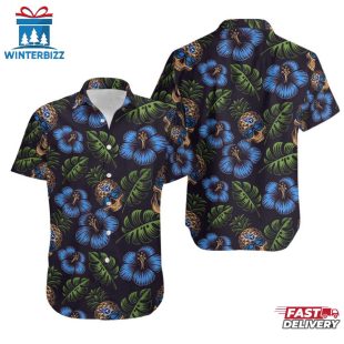 NFL Tennessee Titans Pinapple Skull Pattern Hawaiian Shirt