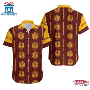 NFL Washington Football Team Mystery Skull Pattern Hawaiian Shirt