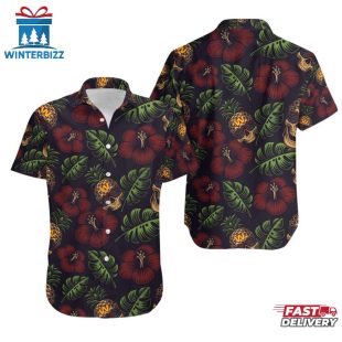 NFL Washington Football Team Pinapple Skull Pattern Hawaiian Shirt