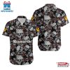 NFL Washington Football Team Roses And Skull Pattern Hawaiian Shirt