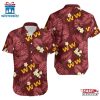 NFL Washington Football Team Tropical Pattern 3D Hawaiian Shirt