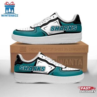 NHL San Jose Sharks Sport Air Force 1 Shoes