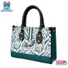 Philadelphia Eagles Rose Pattern NFL Leather Handbag