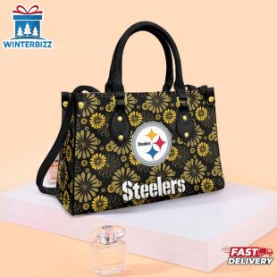 Pittsburgh Steelers Daisy NFL Leather Handbag