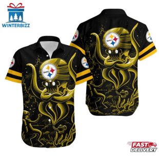 Pittsburgh Steelers Octopus Hawaiian Shirt
